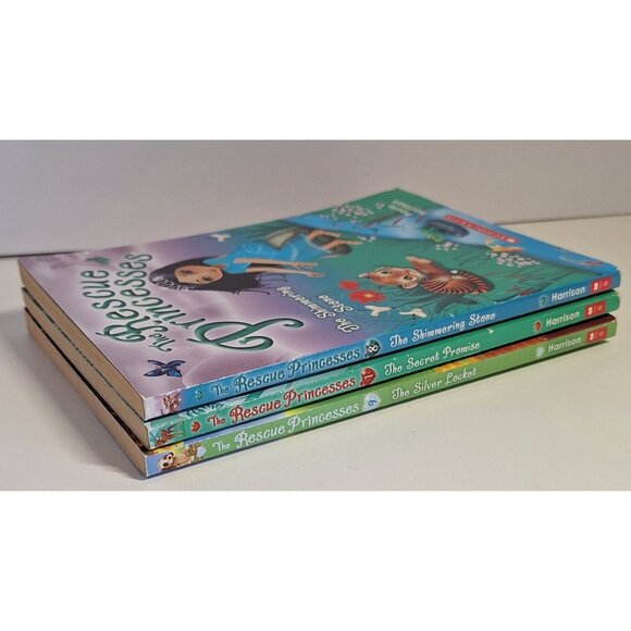 3 The Rescue Princesses Book Lot Shimmering Stone Secret Promise Locket #1 8 9 - Picture 6 of 6